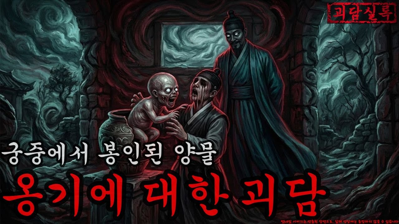 [공포·괴담] 궁중에서 봉인된 양물 옹기에 대한 괴담ㅣ무서운이야기ㅣ귀신ㅣ오싹한이야기공포ㅣ조선시대 괴담