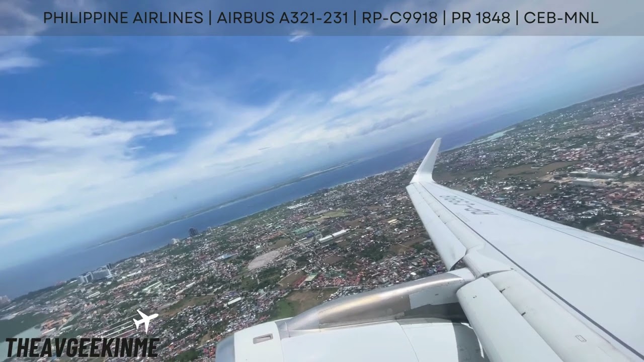 TAKE OFF | Philippine Airlines | Airbus A321-231 | RP-C9918 | PR 1848 | CEB-MNL