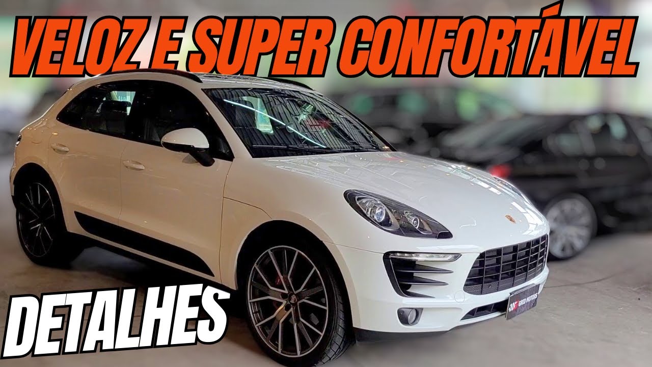 Porsche Macan S 3.0 TURBO V6 2015: VELOZ E SUPER CONFORTÁVEL - Faz de 0 a 100 em 5,4s