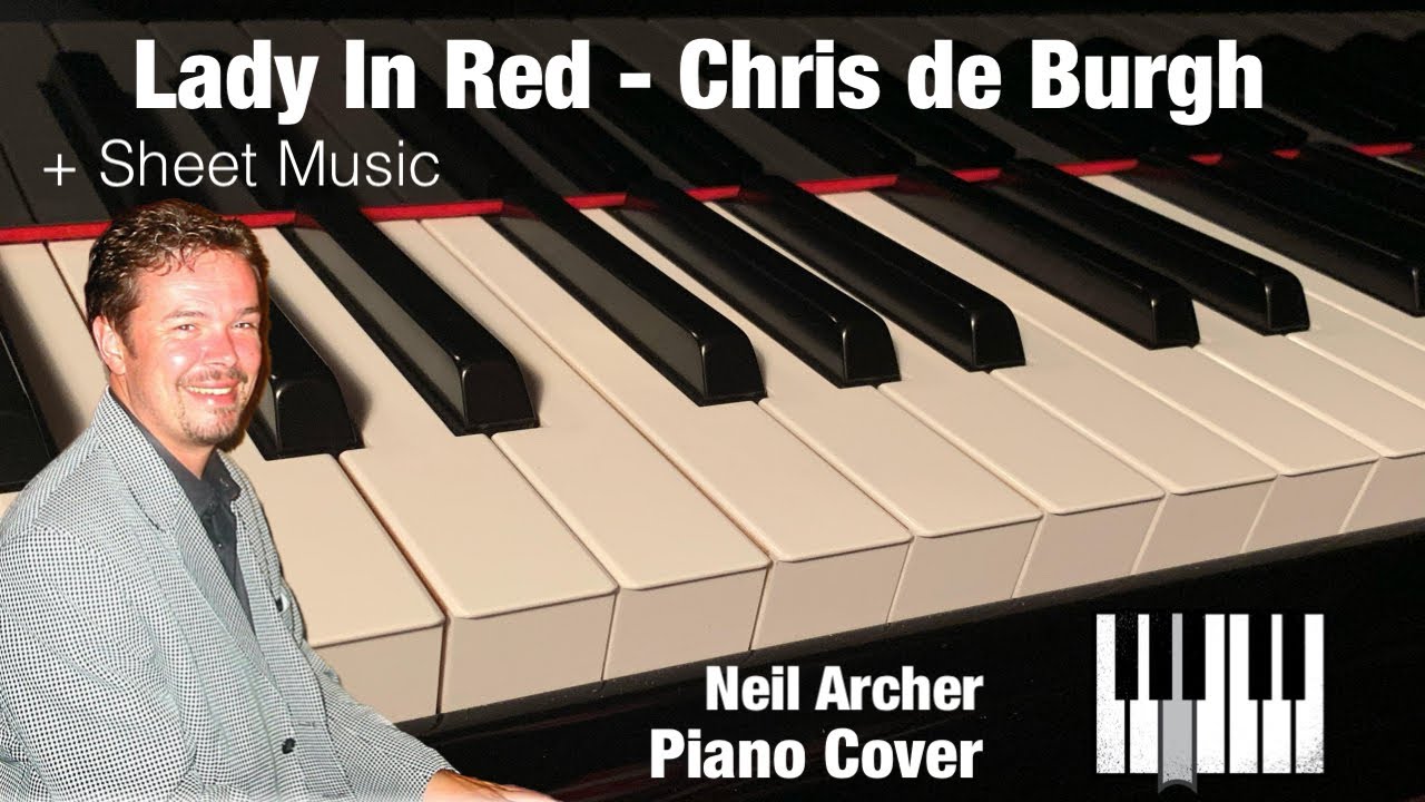 Lady In Red - Chris de Burgh - Piano Cover + Sheet Music