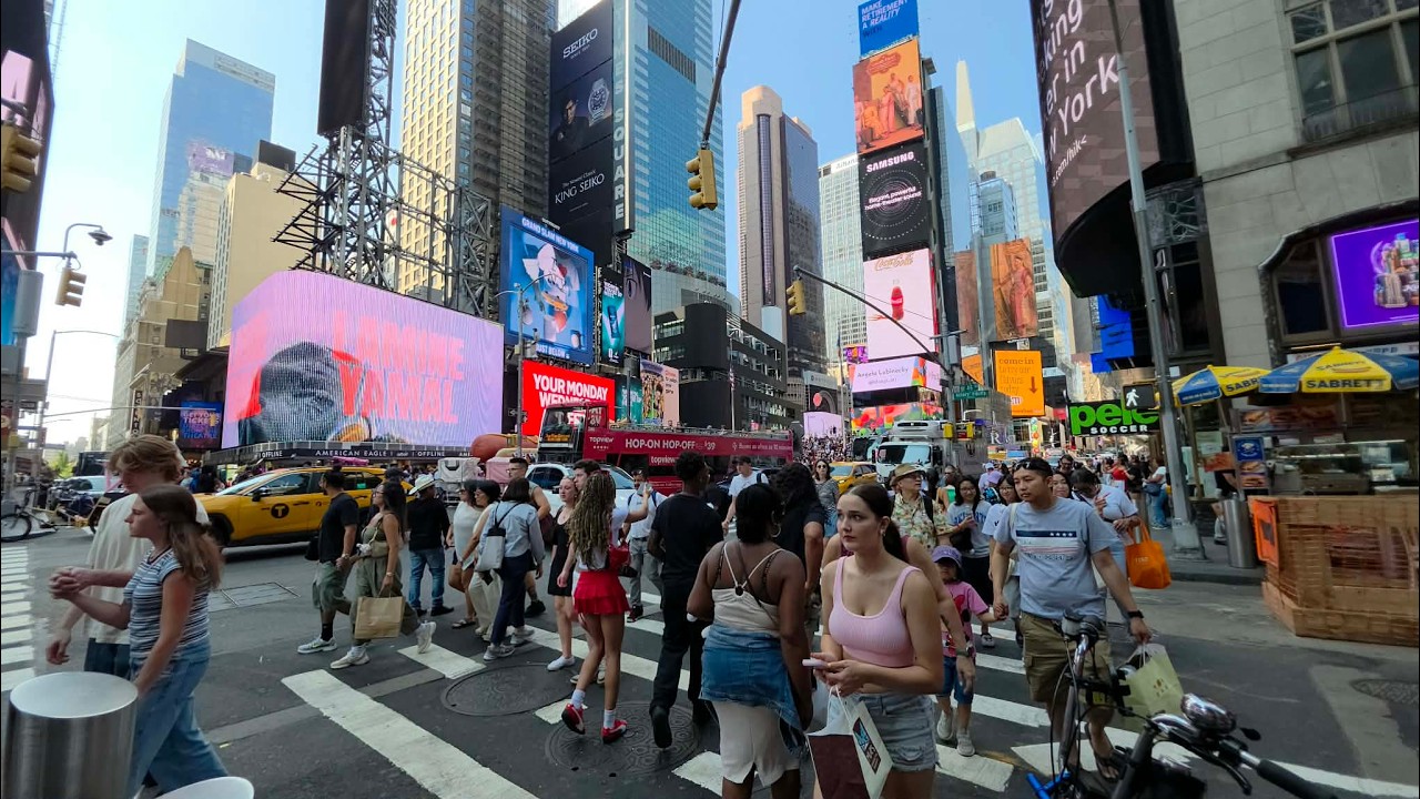 🗽 Is New York Empty After FIFA? Let's Find Out! 🗽 Times Square Walking Tour 4K