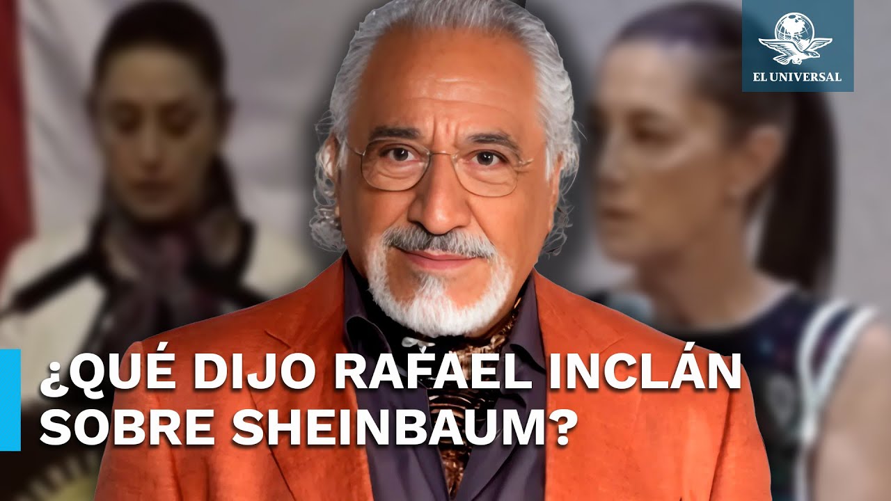Funan a Rafael Inclán por comentario misógino contra Sheinbaum