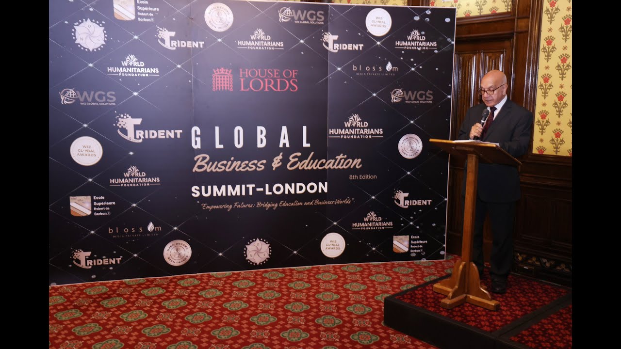 Global Inspirational Award 2025 I House of Lords, U.K Parliament, London #TridentMedia #BlossomMedia