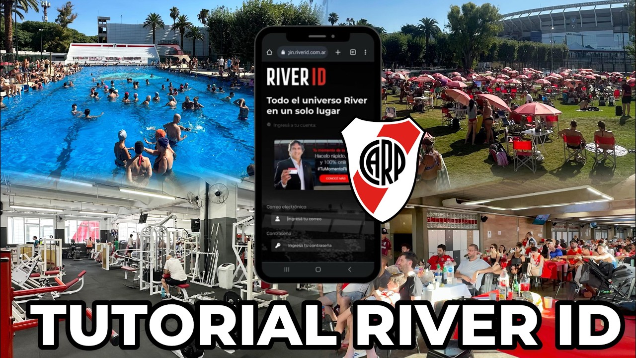 Tutorial RIVER ID: reserva pileta, quinchos, gimnasio, pádel y más socios plenos