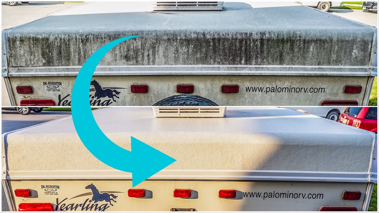 SATISFYING Exterior Detail! | The FREE Pop Up Camper RENOVATION | Part Two