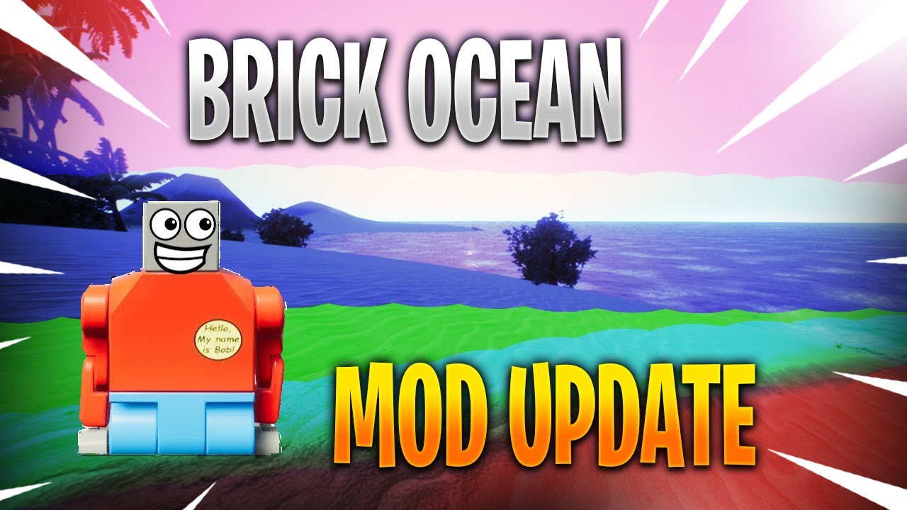SET SAIL ON BRICK OCEAN WATER MAP!! NEW Brick Rigs Mods! Lego Mod Update Gameplay & Download Links!!