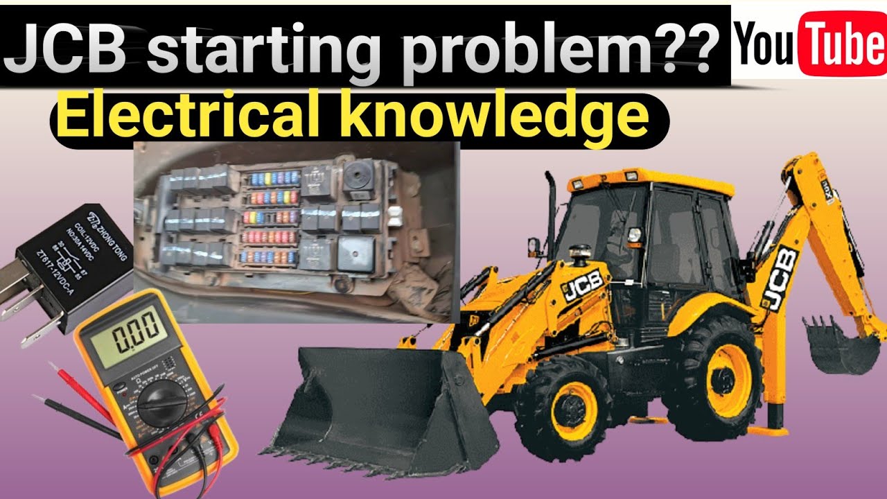JCB electrical problems | JCB starting problem how to fix