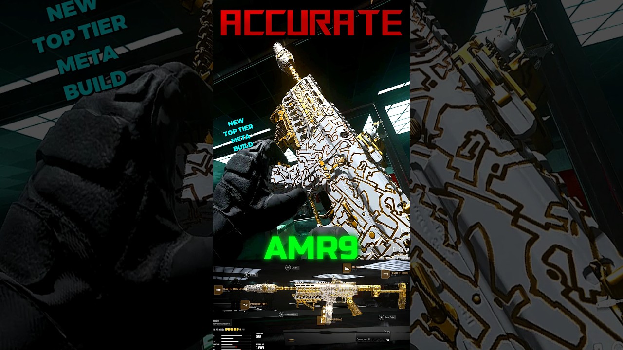 This *AMR9* Build is ACCURATE 🔥 | Best Class Setup | META | MW3 | COD WARZONE #shorts #viral