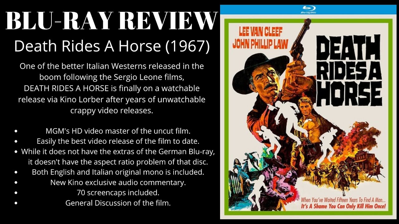 Death Rides a Horse (1967) Kino Blu-ray review