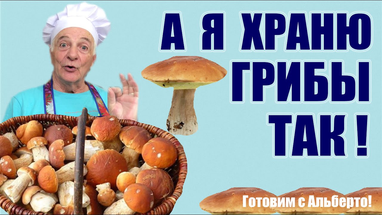 Как в Италии хранят белые грибы. Заготовка из грибов. Conservazione di funghi porcini.