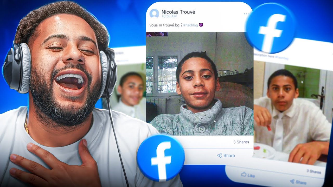 JE REAGIS A MON VIEUX COMPTE FACEBOOK (c'est trop la honte)