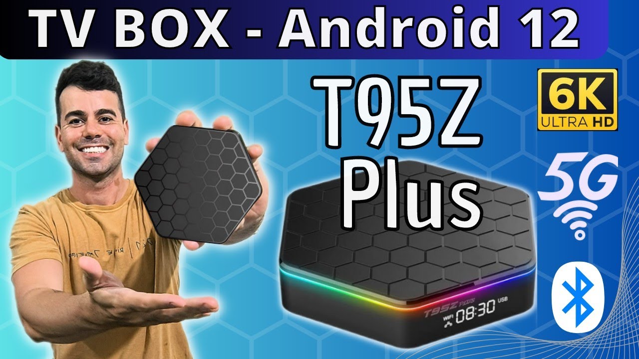 TV BOX T95Z Plus Unboxing e PRIMEIRAS IMPRESSÕES