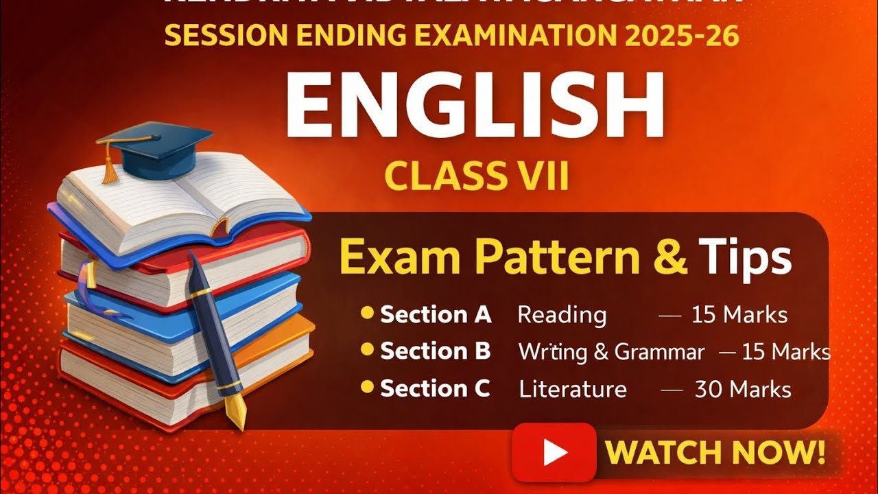 Class-7 English Sample Question Paper for Final Exam 2025-26