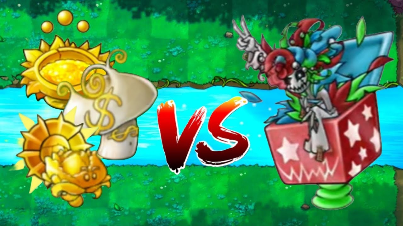PvZ Fusion Version 2.3 : Ultimate King Golden Team Vs Ultimate Purgatory Queen Joker Zombies Team