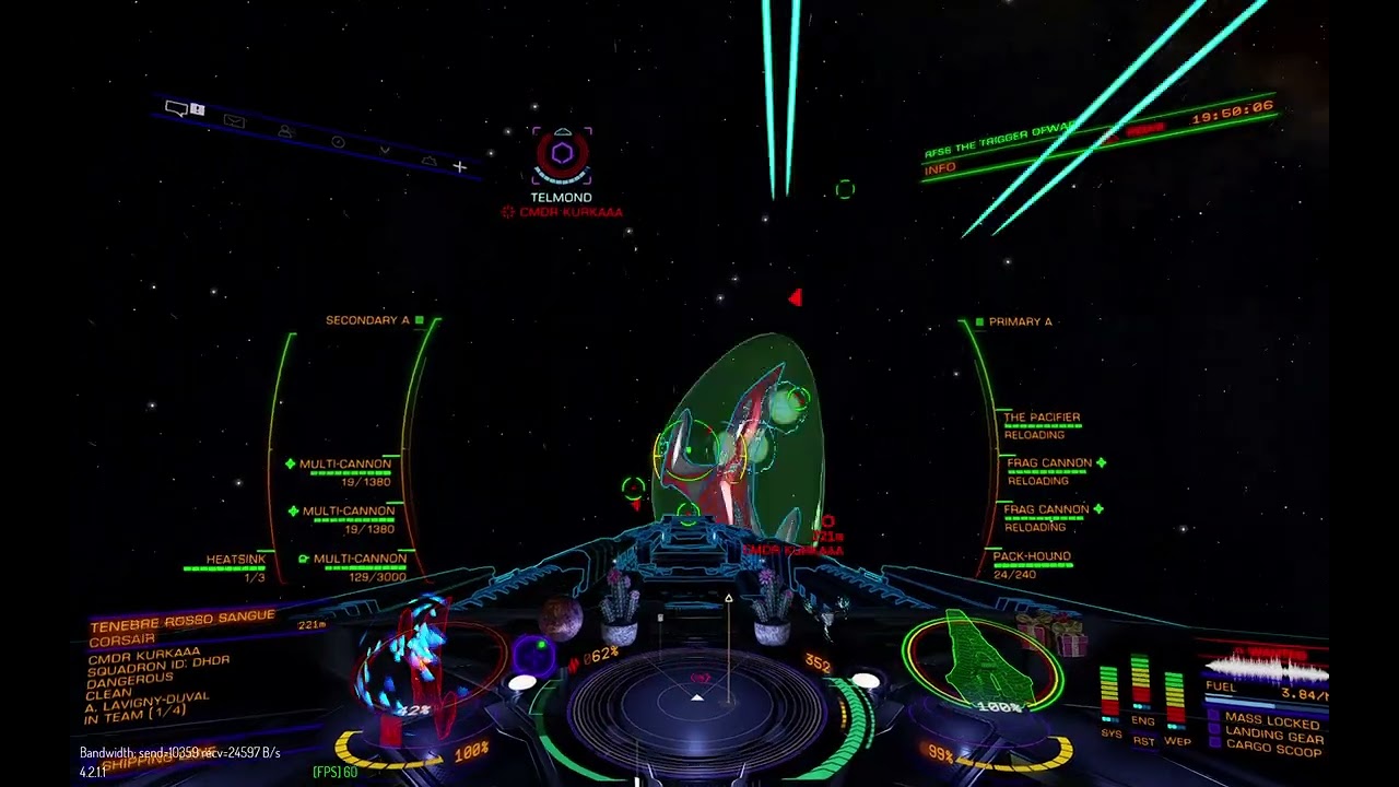 Elite Dangerous PVP wing fight Great fight with Telmond, Silas rift Kurkaa