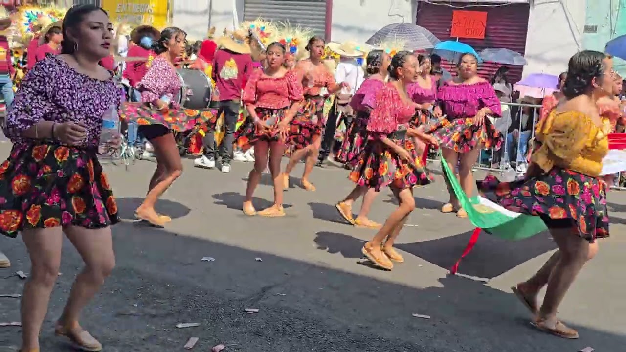 Carnaval de Huejotzingo 2025 indios 3er Barrio Domingo