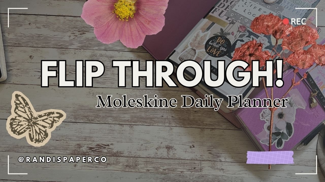 Moleskine Daily Planner Flip Through