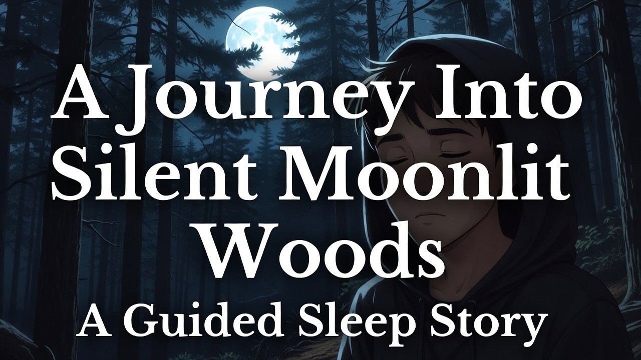 Sleep Instantly | A Journey Into Silent Moonlit Woods | A Guided Sleep Story