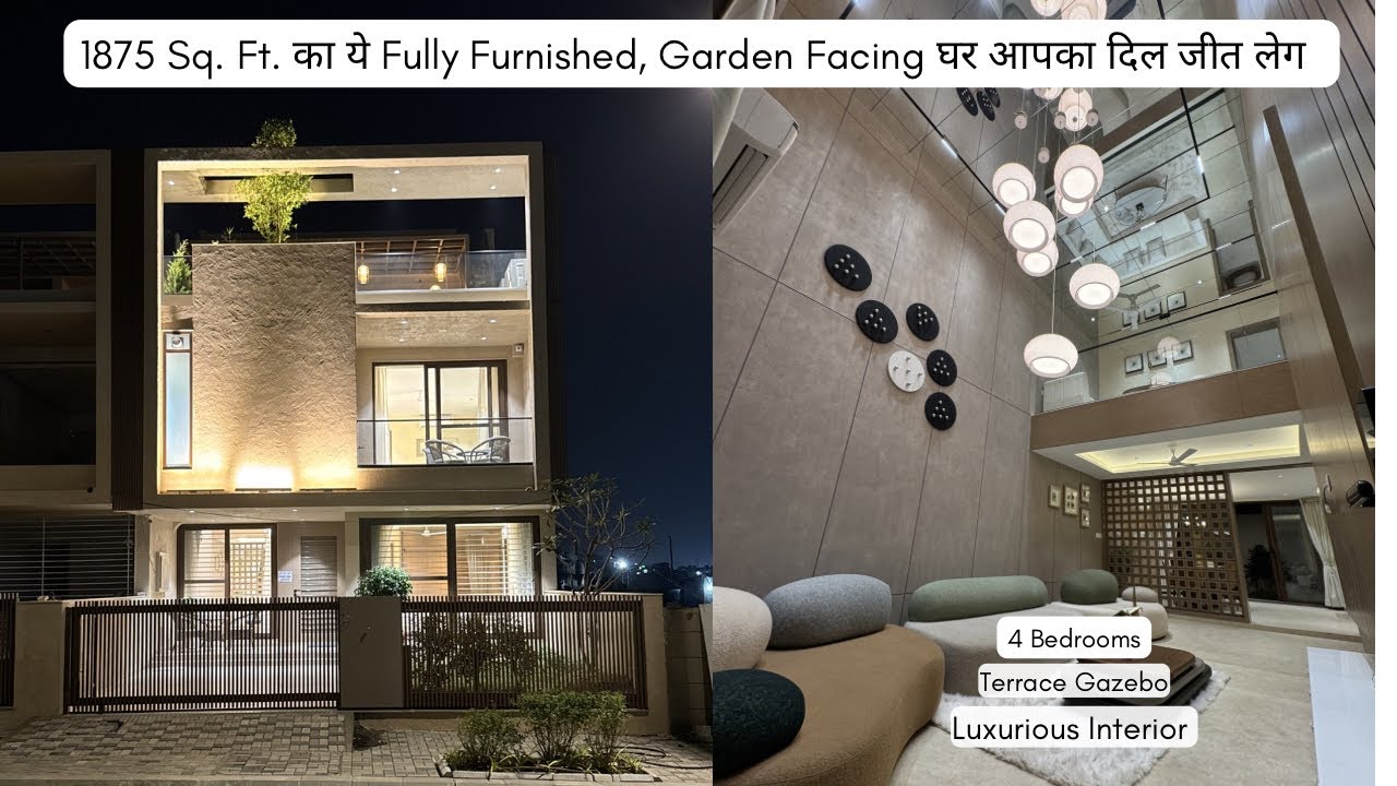 VN137 | Ultra-Luxurious 4 BHK Fully Furnished House for Sale | Near Rau Square, Indore (M.P.)