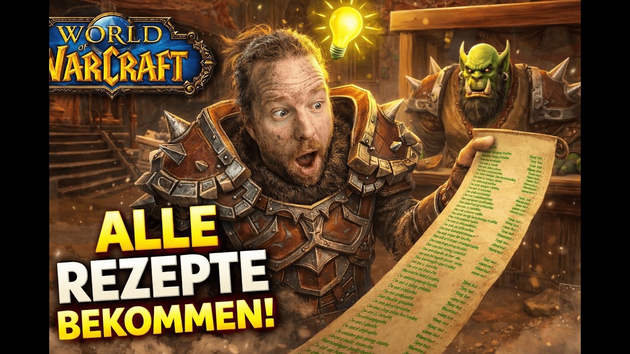 ALLE Rezepte in WoW finden?! Dieses Addon ist insane! Ackis Recipe List #worldofwarcraft #deutsch