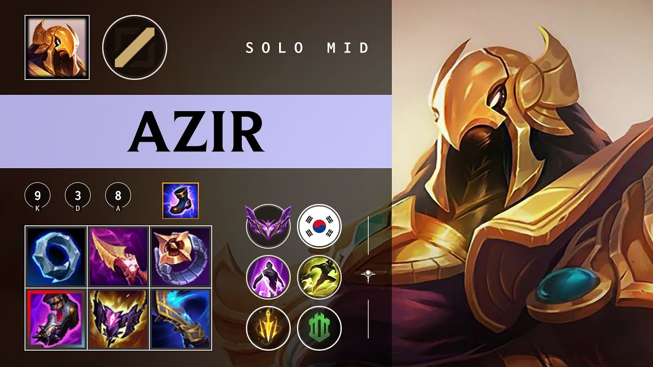 Azir Mid vs Orianna - KR Master Patch 26.01