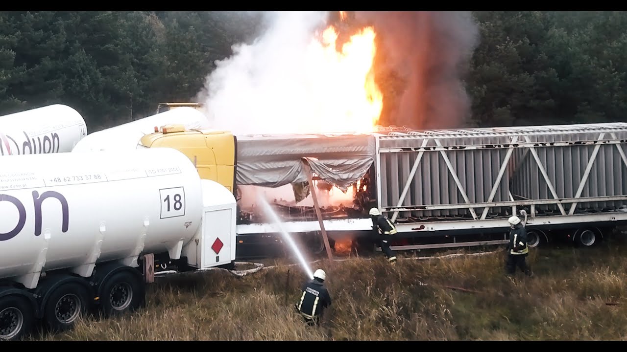 Dujų nuotekio gaisras - Lenkijos darbuotojų aplaidumas?