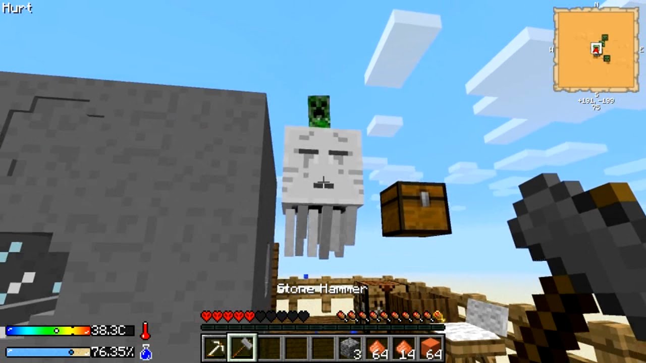 Minecraft - Crash Landing #11: Dire Straits!