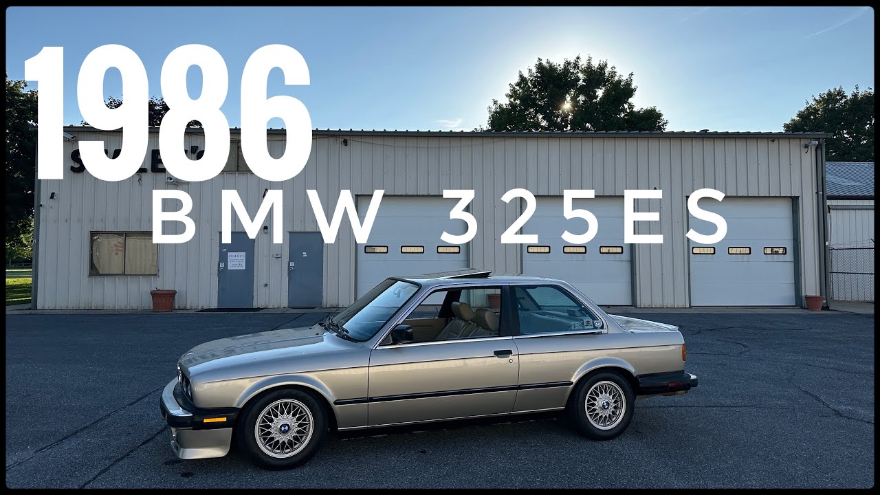 1986 BMW E30 325ES Driving Frederick Maryland