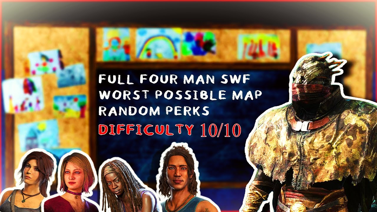 WRAITH'S WORST NIGHTMARE: 4 MAN SWF ON HIS WORST MAP IN DBD!