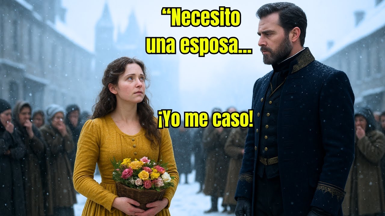 Cuando el duque maldito pidió esposa en plena plaza… y solo una florista se atrevió a decir ‘sí’”