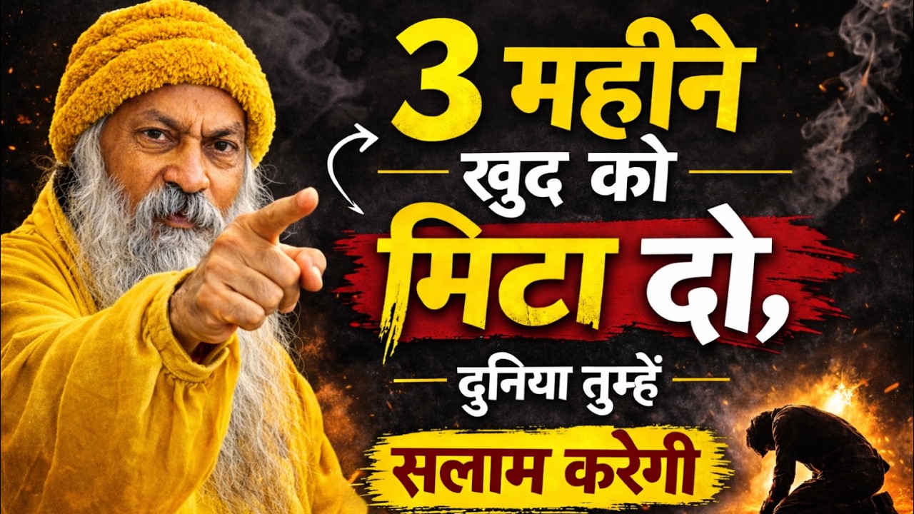 3 महीना खुद को मिटा दो दुनिया तुम्हें सलाम करेंगे || Man Ki Awaaz || Hindi motivational video