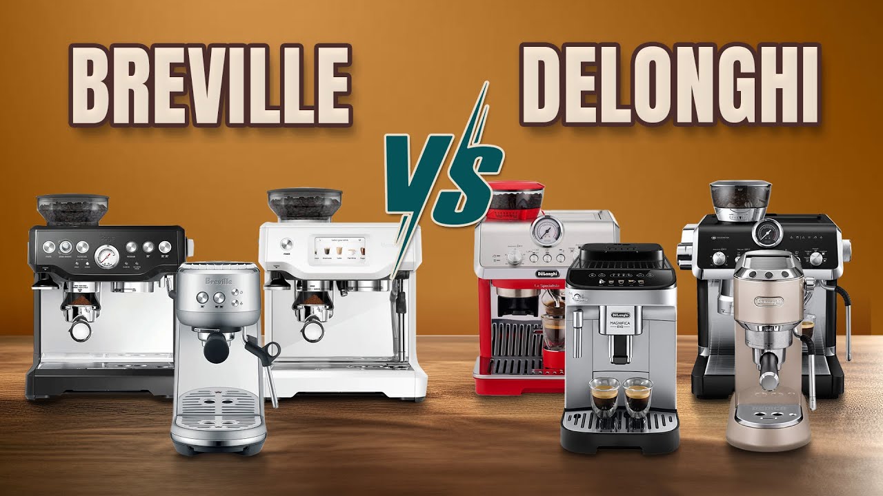 Breville против DeLonghi 2025: сравнение 7 лучших эспрессо-машин для домашнего использования