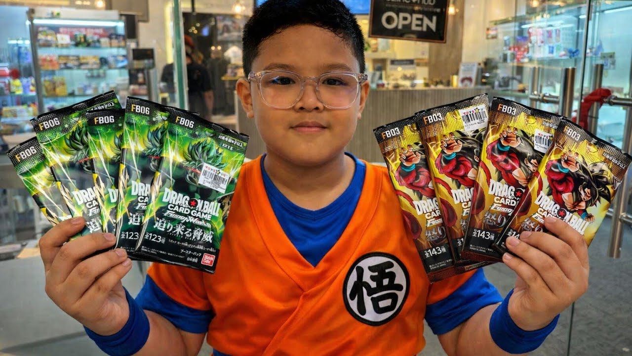 Opening Dragon Ball Fusion World FB03 & FB06 Booster Pack