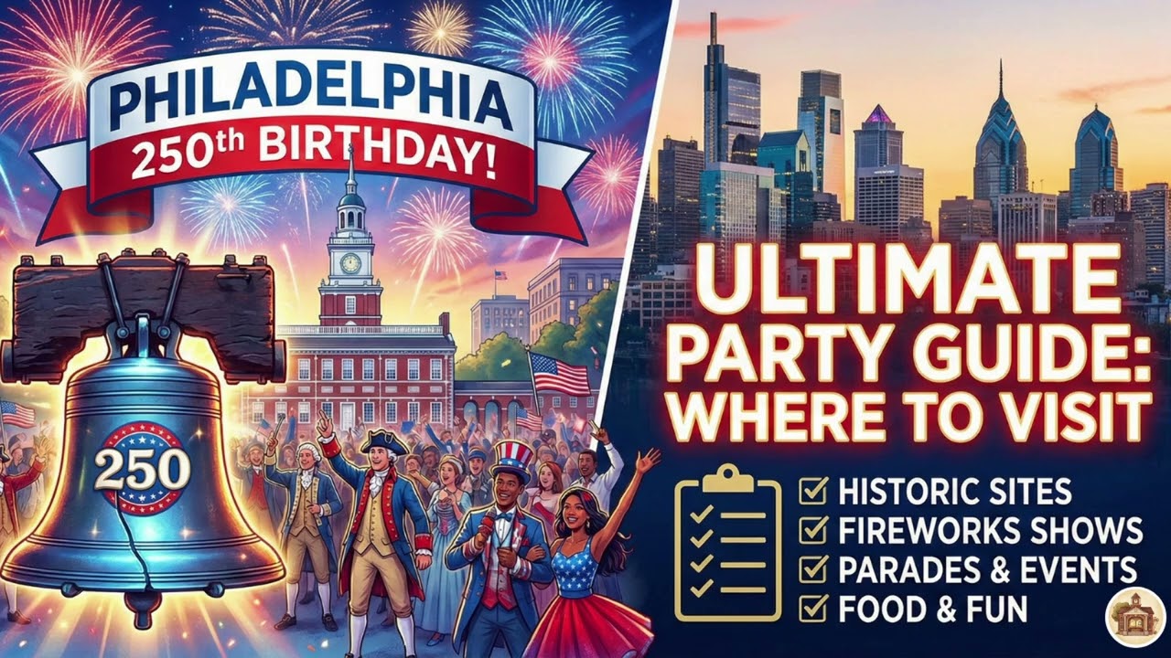 Philadelphia 250th Birthday - Audio Overview of All Events, Attractions, & Sites to Visit!