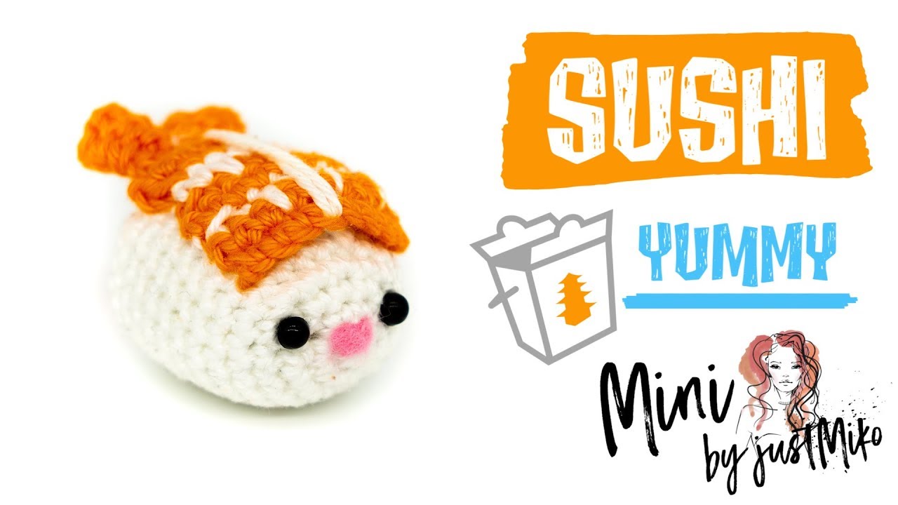 Sushi häkeln  🍣 *Do it Yourself* | Amigurumi | by justMiko