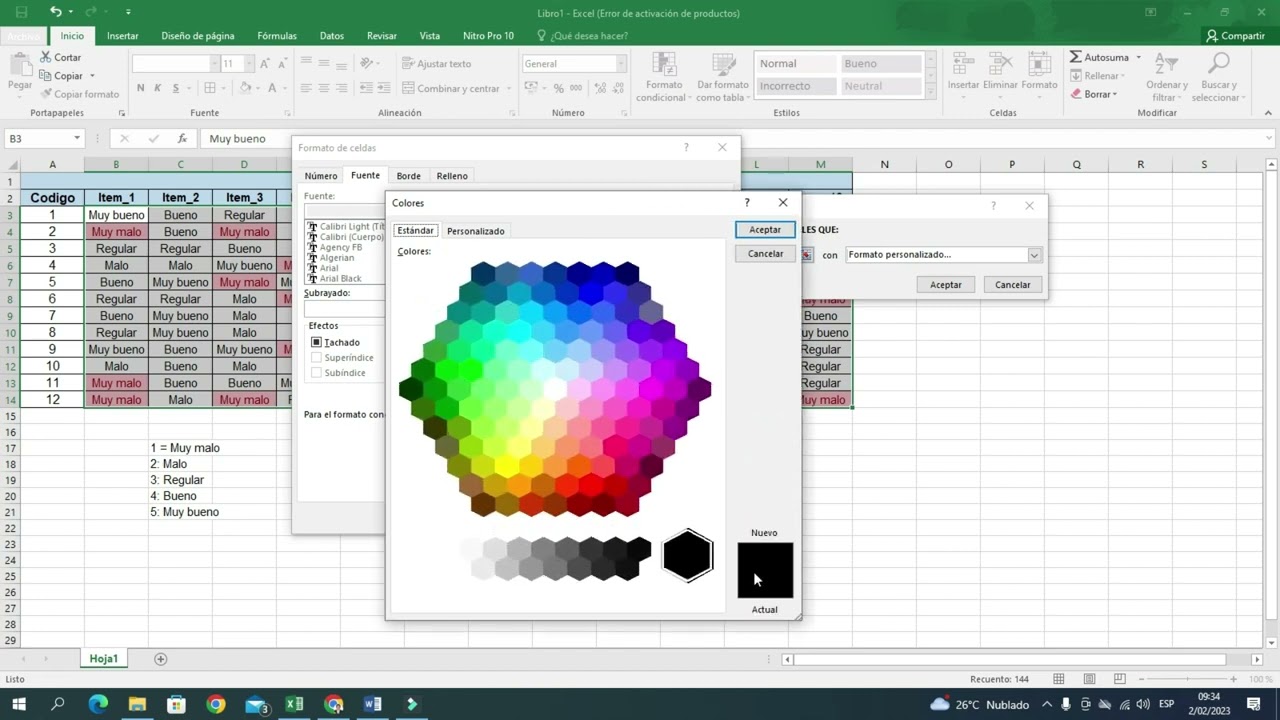Transformaci&oacute;n de datos en Excel