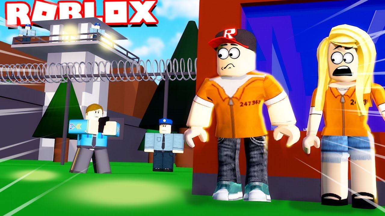 UCIEKAMY Z WIĘZIENIA W ROBLOX OBBY!!! (Roblox Prison Escape Obby) | Vito vs Bella