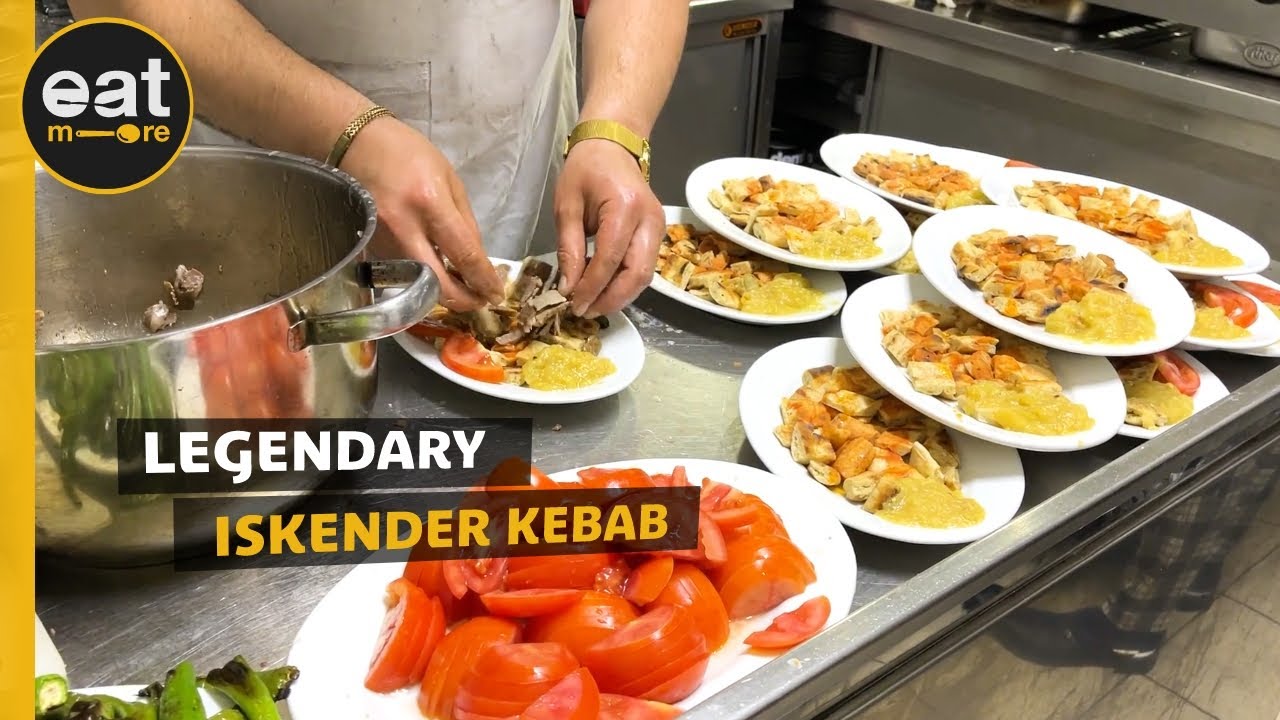 Legendary Iskender Kebab of Bursa | They made 165 plates of Iskender Kebab in an hour