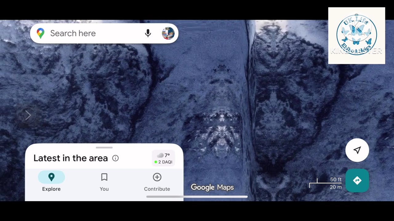 Google Maps disturbing picture? South America Viral mystery.