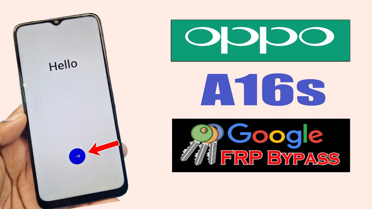 Oppo A16s CPH 2271 Frp bypass unlock tool
