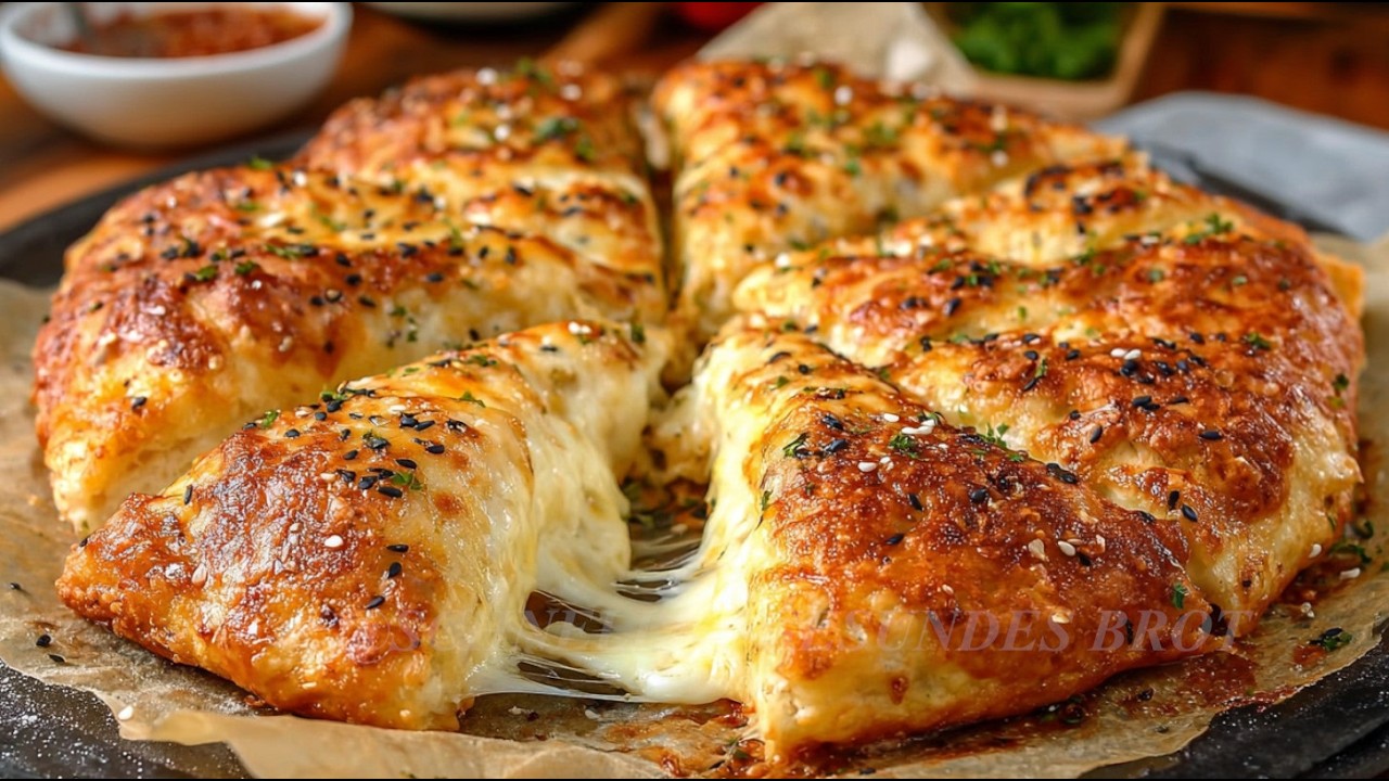 BESSER als Pizza! Griechisches Joghurt-Fladenbrot in 5 Minuten