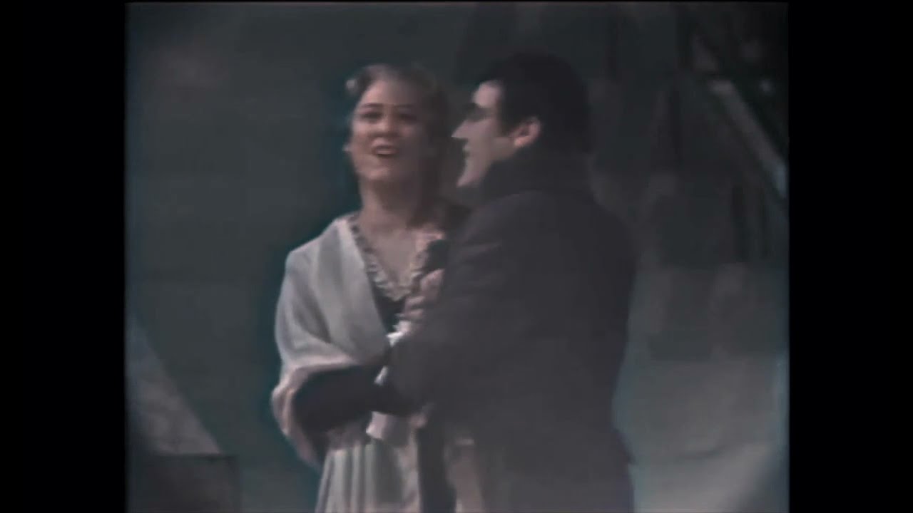 Mario Del Monaco e Renata Tebaldi Ecco L'altare Live 1961 Tokyo Audio HQ e Video a Colori  A.Chenier