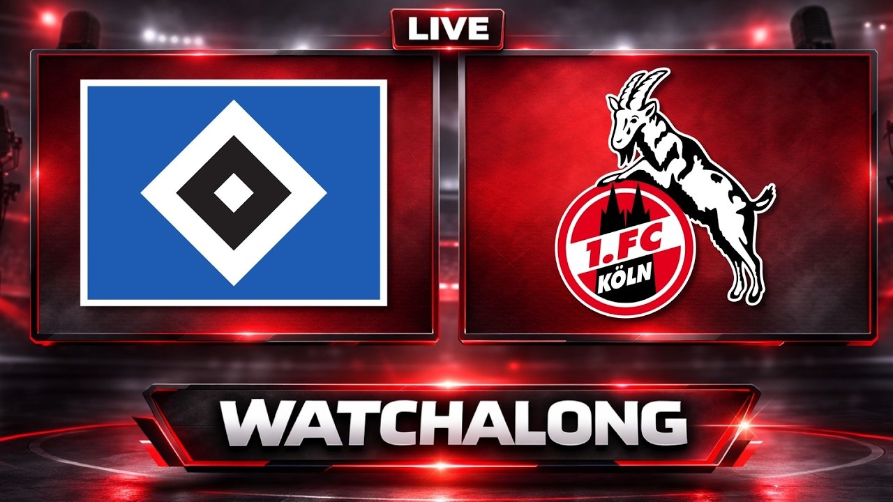 🔴 Hamburger SV - 1. FC K&ouml;ln | LIVE-WATCHALONG | 26. Spieltag