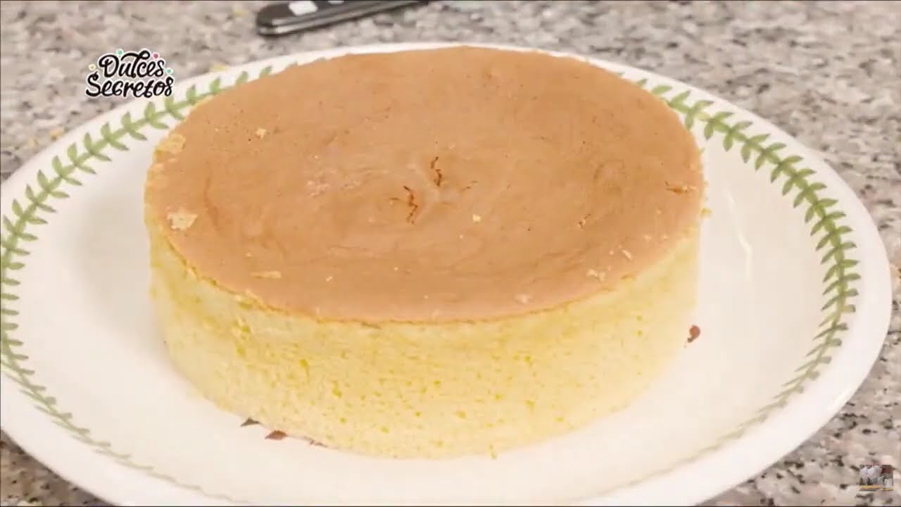 TORTA ESPONJOSA IDEAL PARA VERANO