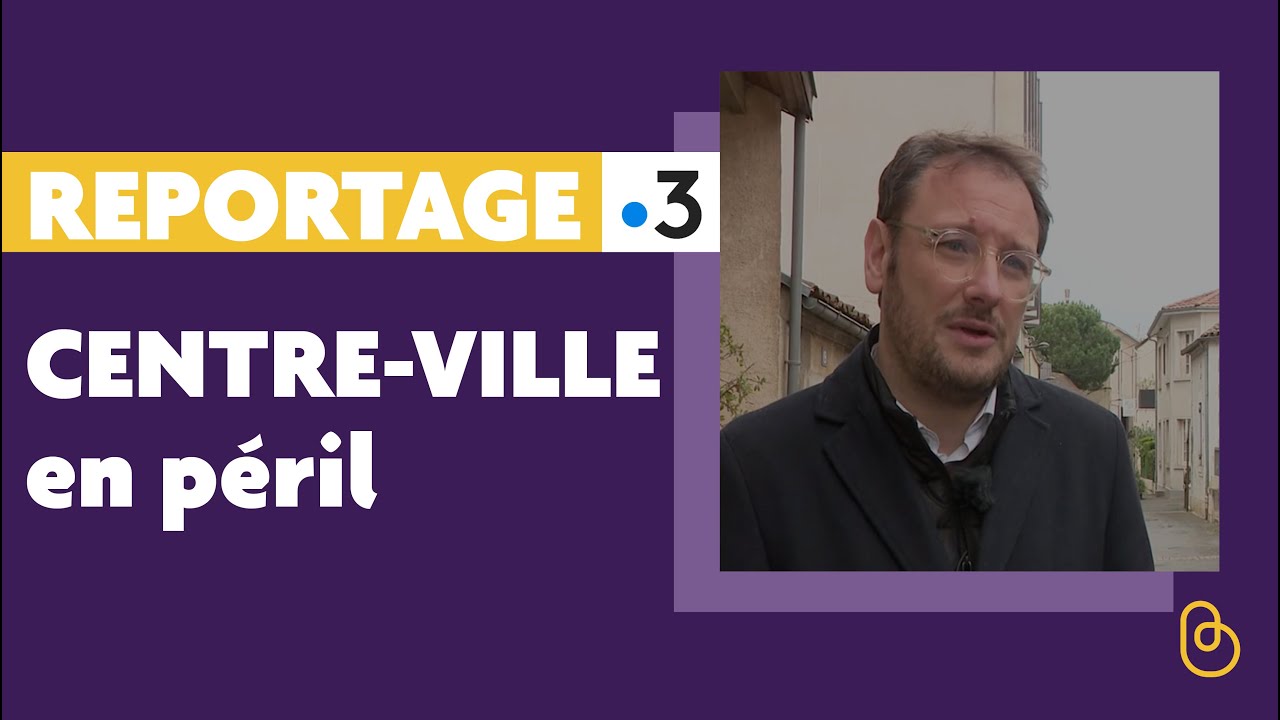 Reportage France 3 Périgords : Centre-ville de Bergerac en péril