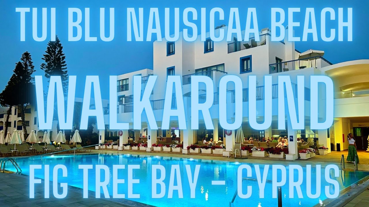 Видео прогулки по пляжу Tui Blu Nausicaa Beach — залив Фигового дерева, Кипр