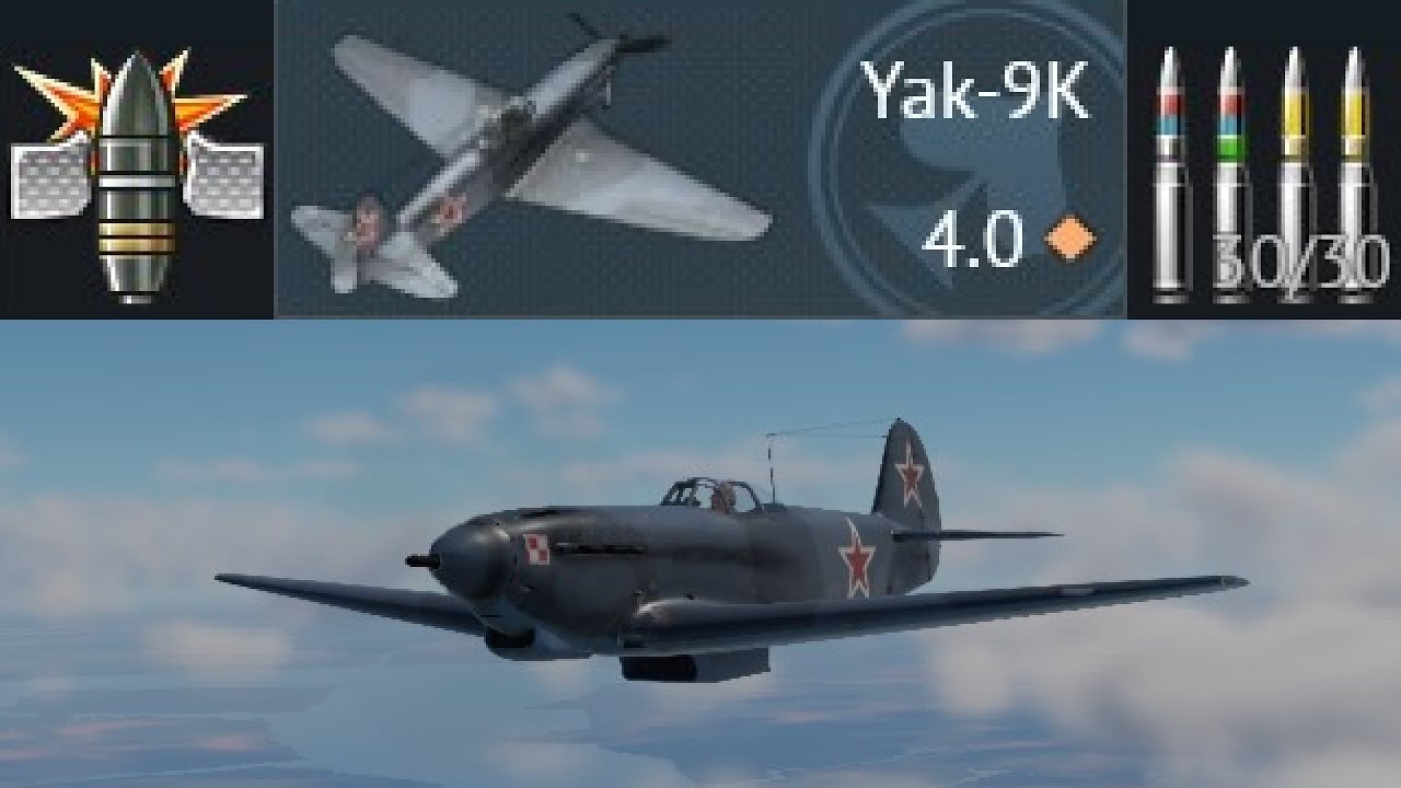 Fighter with 45mm APHE - Yak-9K | War Thunder Compilation