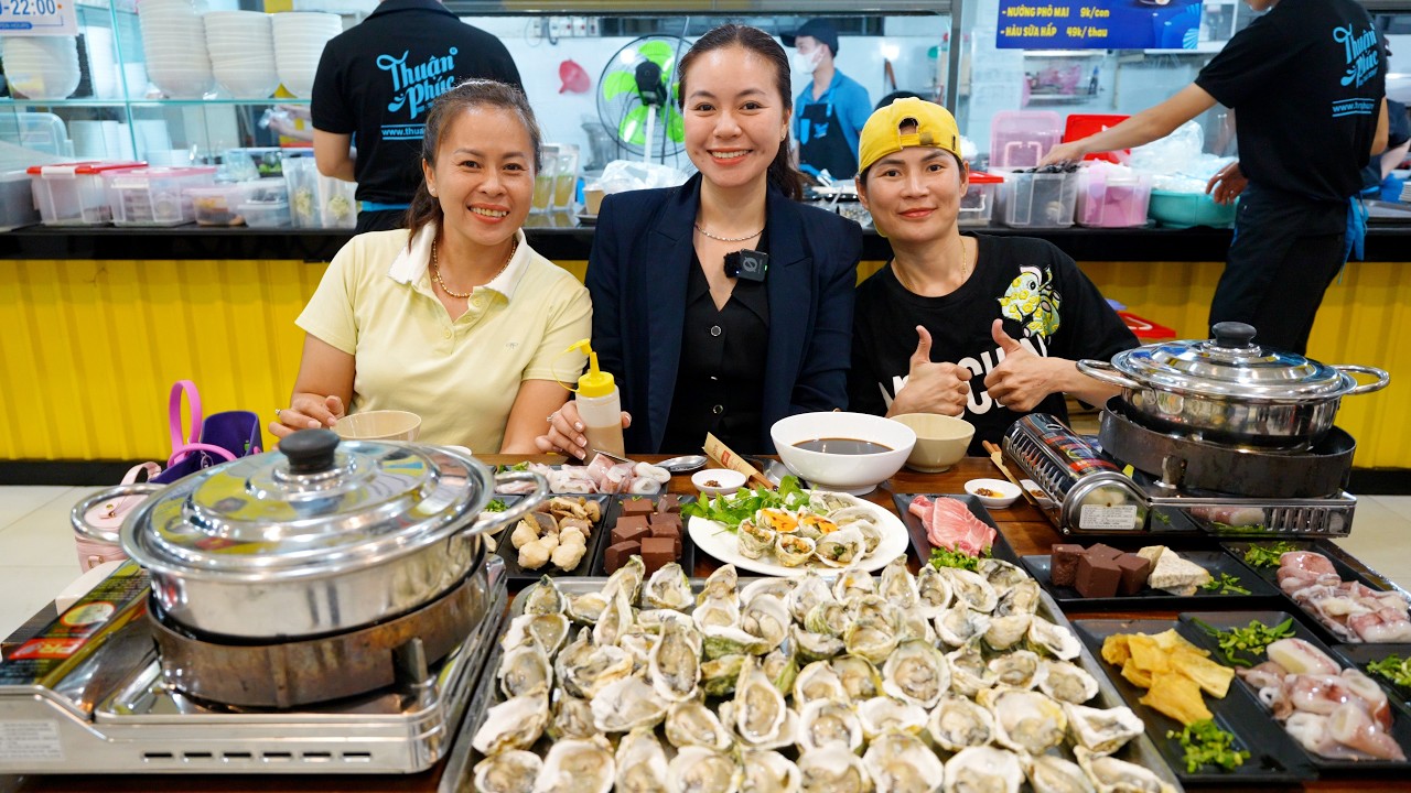 Thách thức chị Nga Sumo ăn 100 con Hào cùng 1 Nồi Lẩu và cái kết của a quản lý quán