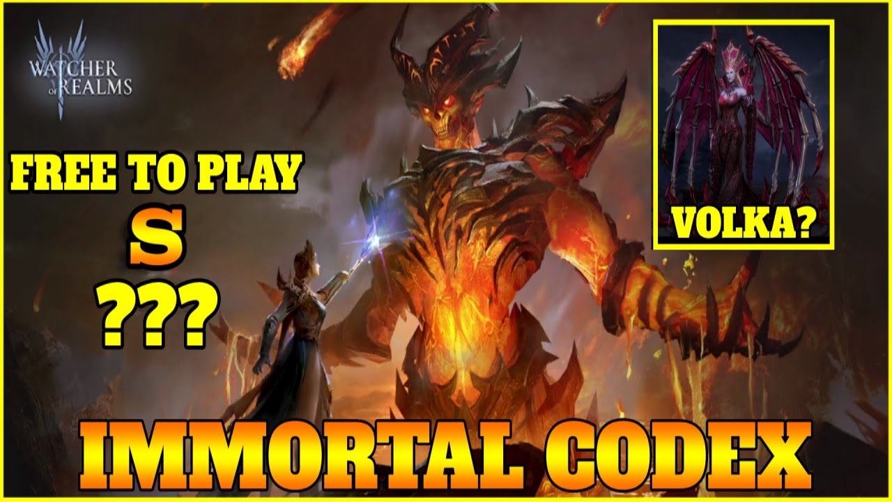 Immortal Codex Hellfire Emperor | F2P | Watcher of Realms