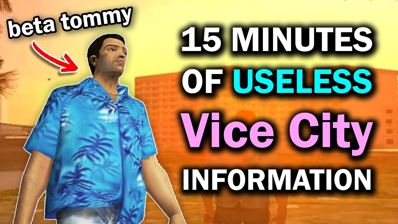15 Minutes of Useless GTA Vice City Information